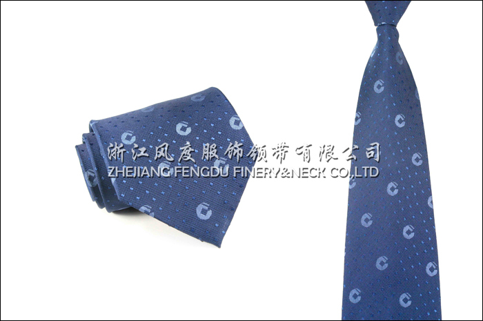 中國建設銀行 色織滌絲領帶