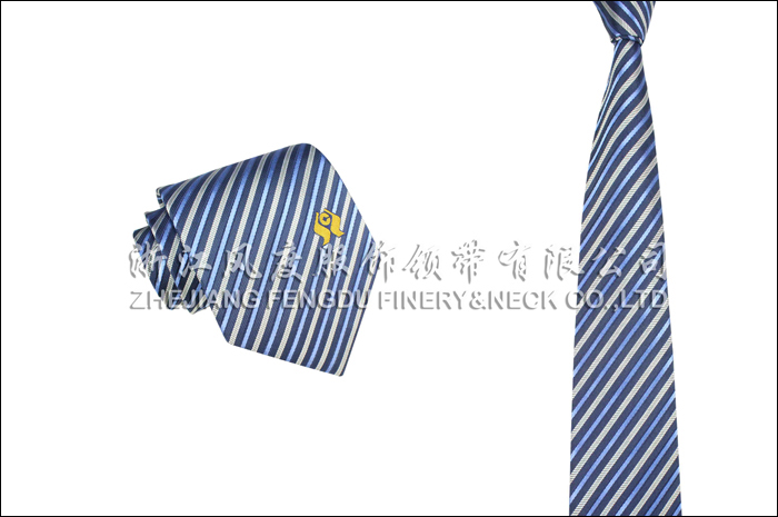 信用聯(lián)社 色織真絲領帶