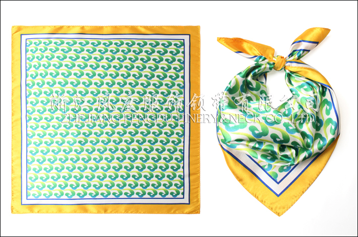 淮安有機 仿絲小方巾 規(guī)格：53x53cm