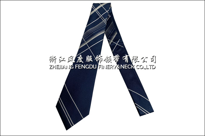 色織真絲領帶 標記